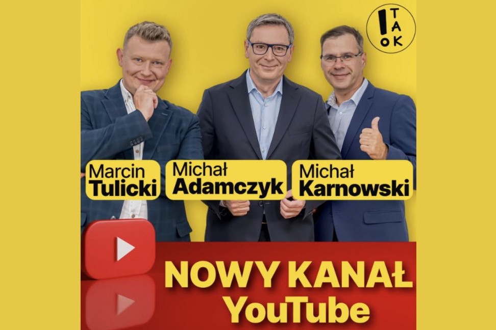 Projekt Adamczyka, Karnowskiego i Tulickiego ruszy na YouTubie pod koniec października