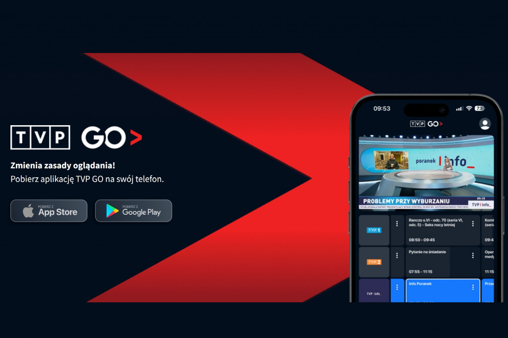 Telewizja Polska zamknie TVP Go. Zaprasza użytkowników do TVP VOD