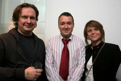 Piotr Tyborowicz (dyrektor biura reklamy Grupy TVN), Jakub Bierzyński (CEO Omnicom Media Group) i
Iwona Dynowska (Stowarzyszenie Komunikacji Marketingowej SAR) (fot. Karol Piechocki)