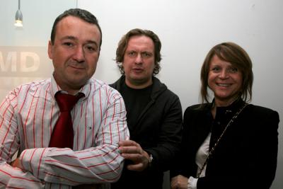 Piotr Tyborowicz (dyrektor biura reklamy Grupy TVN), Jakub Bierzyński (CEO Omnicom Media Group) i
Iwona Dynowska (Stowarzyszenie Komunikacji Marketingowej SAR) (fot. Karol Piechocki)