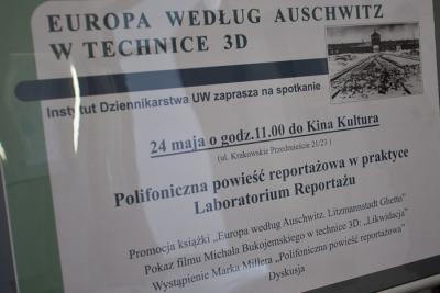 Promocja książki "Europa według Aschwitz. Litzmannstadt Ghetto" oraz pokaz filmu "Likwidacja". fot. Michał Kołyga