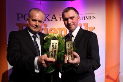 Laureaci konkursu: Marek Maruszak i Paweł Kaźmierczak.