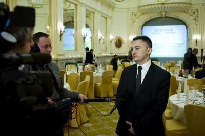 Gala wręczenia "Złotych Marek Kuterba - wicenaczelny "Dziennika Gazety Prawnej" (fot. Piotr Król) 