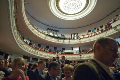 Uroczysta Gala Polskiego Konkursu Reklamy 2011 zorganizowana przez Klub Twórców Reklamy Stowarzyszenie Komunikacji Marketingowej SAR w Teatrze Dramatycznym w Warszawie (fot. Marcin Obara)