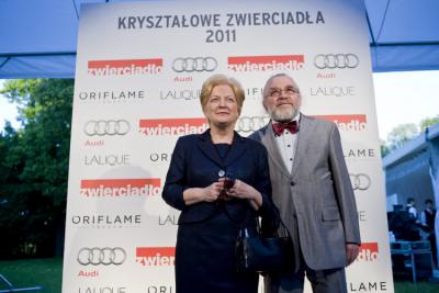 Miesięcznik Zwierciadło przyznał nagrody Kryształowe Zwierciadła 2011. (fot. Piotr Król) 