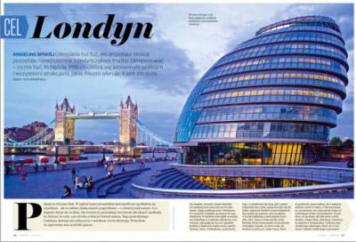 Odmienione strony magazynu "Podróże" 