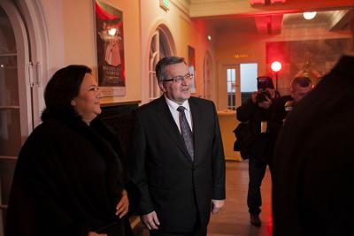 Prezydent Bronisław Komorowski został Człowiekiem Roku 2012 tygodnika "Wprost". (fot. Piotr Król)