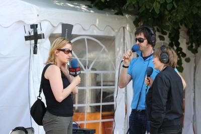 Edyta Pawłowska (Go-Ahead), Robert “Pegaz” Zawieja i Anna Nowaczyk (Eska Rock)