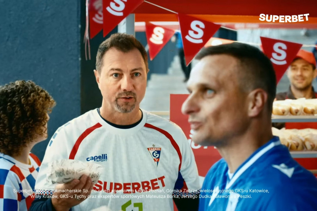 Borek, Dudek i Peszko w kolejnej kampanii firmy bukmacherskiej Superbet