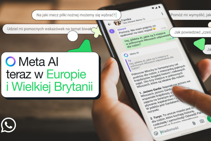 Asystent Meta AI dostępny w Polsce i innych krajach UE