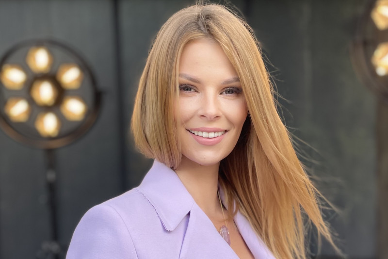 Małgorzata Tomaszewska w zespole "Dzień dobry TVN"