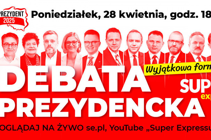 W poniedziałek debata prezydencka "Super Expressu". Bez pytań od dziennikarzy